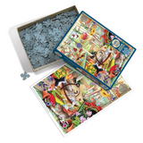Cobble Hill Potting Shed Cats 500 Piece Puzzle