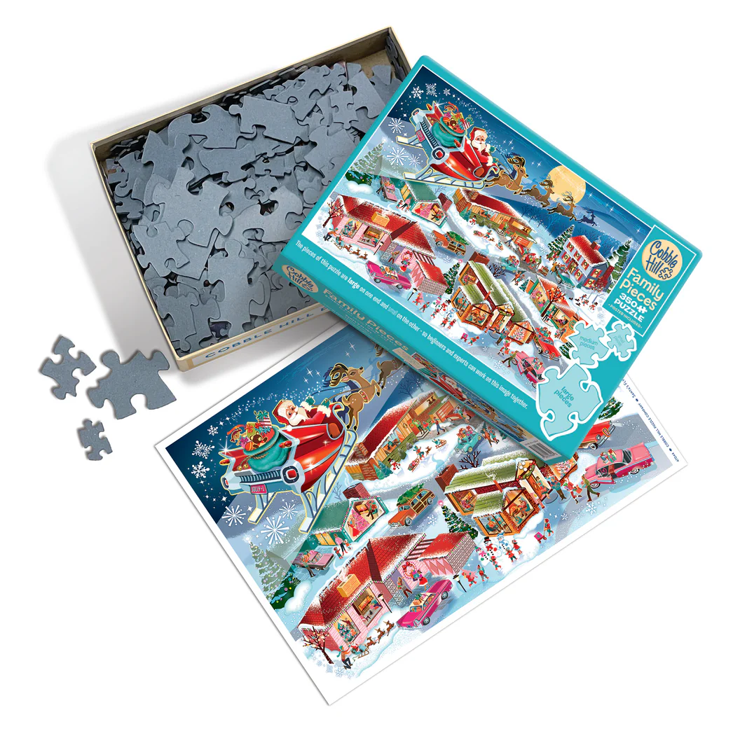 Cobble Hill Santa's Flyby | Family Pieces 350