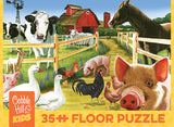 Cobble Hill Welcome to the Farm (35pc Puzzle Floor Rope Handle)