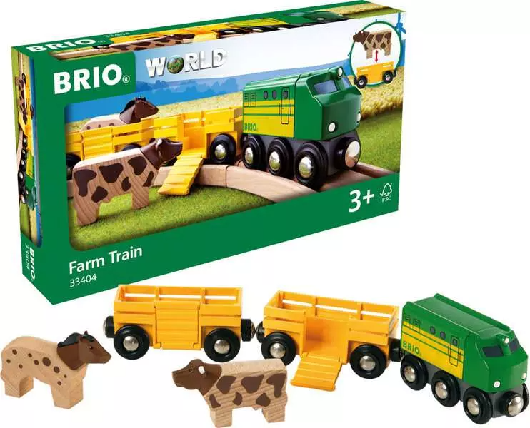 BRIO World Train Set Farm Train Set