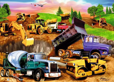 Ravensburger Construction Crowd 60 pc Puzzle