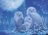 Ravensburger Owls in the Moonlight 500 pc GITD Puzzle