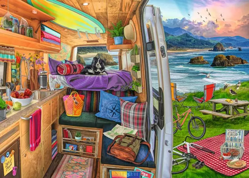 Ravensburger Rig Views 1000 pc Puzzle