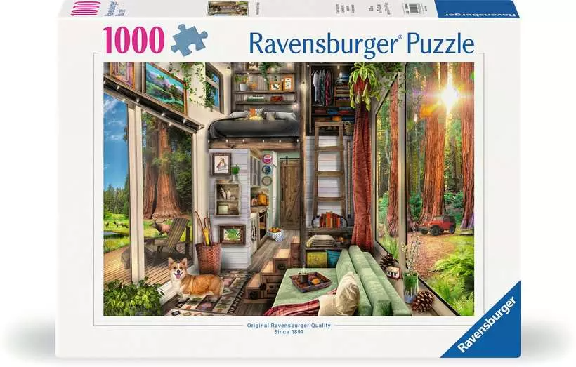 Ravensburger Redwood Forest Tiny House 1000 pc Puzzle
