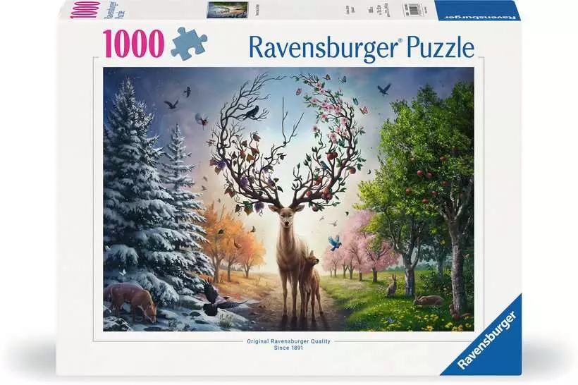 Ravensburger Magical Deer 1000 Pc Puzzle
