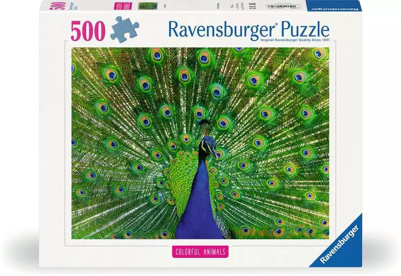 Ravensburger Peacock 500 Pc Puzzle