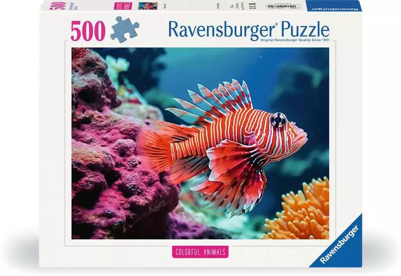 Ravensburger Red Lionfish 500 Pc Puzzle