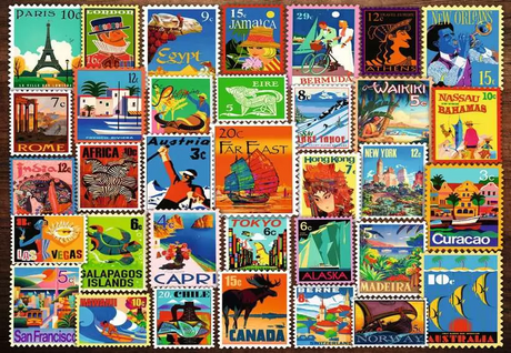 Ravensburger Travel Stamps 200 Pc Puzzle
