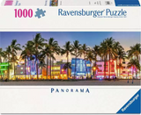 Ravensburger Night Glow on Ocean Drive Panoramic 1000 Pc Puzzle