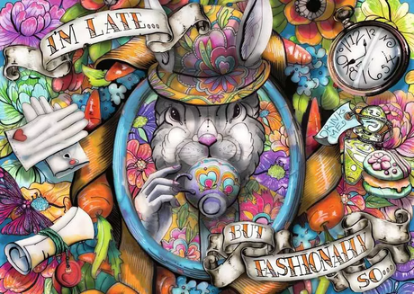 Ravensburger Fashionably Late 1000 Pc Puzzle