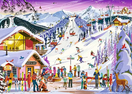 Ravensburger Slopeside Spirit 1000 pc Puzzle