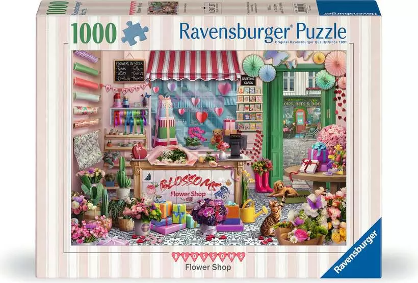 Ravensburger Blossoms Flower Shop 1000 Pc Puzzle