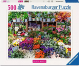 Ravensburger Flower Market, France 500 Pc Puzzle