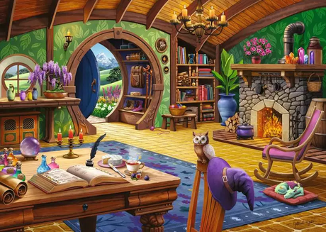 Ravensburger Charmed Cottage 1000 Pc Puzzle