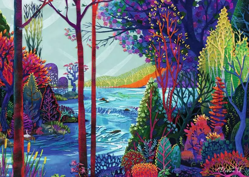 Ravensburger Indigo Forest 1000 Pc Puzzle