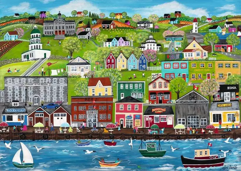 Ravensburger Halifax Harbour 1000 Pc Puzzle