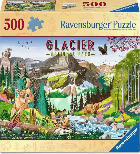 Ravensburger Glacier National Park 500 Pc Puzzle