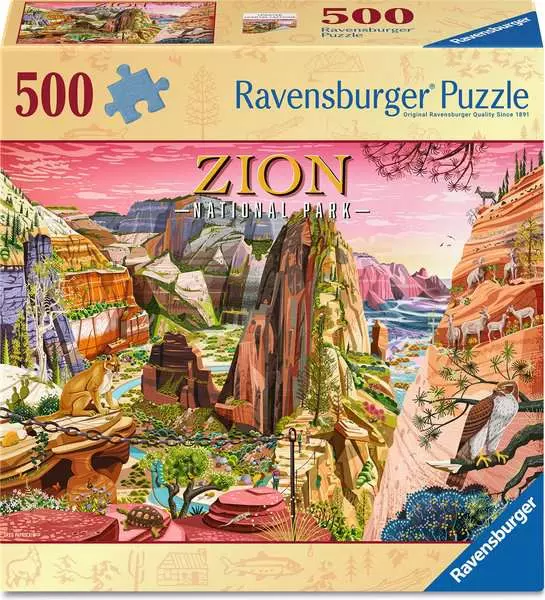 Ravensburger Zion National Park 500 Pc Puzzle