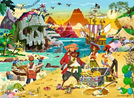 Ravensburger Treasure! 100 Pc XXL Puzzle