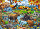 Ravensburger Wildlife Gathering 150 Pc XXL Puzzle