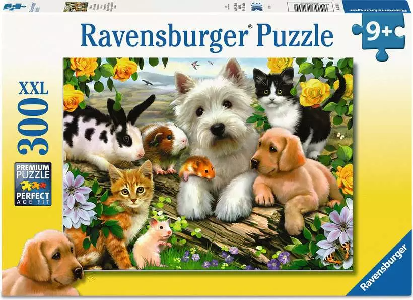 Ravensburger Happy Animal Buddies 300 Pc XXL Puzzle