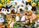 Ravensburger Happy Animal Buddies 300 Pc XXL Puzzle