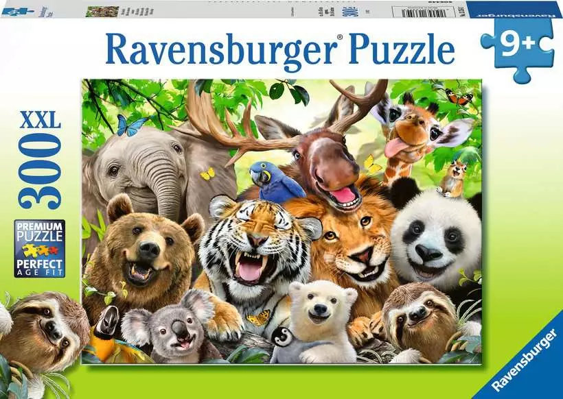 Ravensburger Exotic Animals Selfie 300 Pc XXL Puzzle