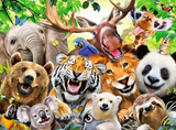 Ravensburger Exotic Animals Selfie 300 Pc XXL Puzzle