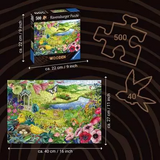 Ravensburger WOOD: Nature Garden 500 pc Puzzle