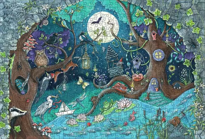 Ravensburger WOOD: Fantasy Forest 500 pc Puzzle