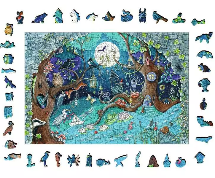 Ravensburger WOOD: Fantasy Forest 500 pc Puzzle