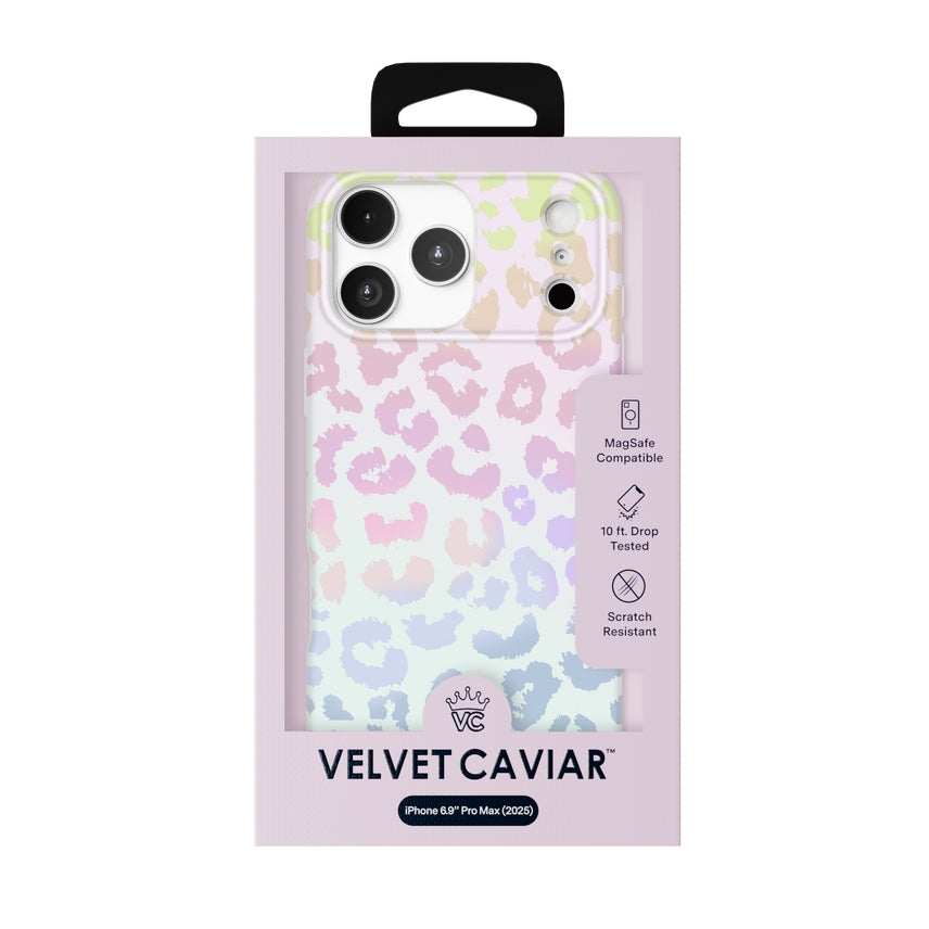 VELVET CAVIAR MagSafe Case for Apple iPhone 17 Pro - White Opal Leopard