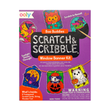 Scratch & Scribble Mini Window Banner Kit - Boo Buddies - 6 Cards