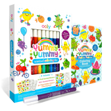 Yummy Yummy Scented Coloring Kit - Markers Stickers Coloring Book