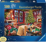 Ravensburger Cozy Christmas Retreat 500 pc Large Format