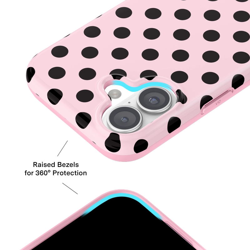 VELVET CAVIAR - IPhone 17 MagSafe Case - Princess Pink Polka Dot