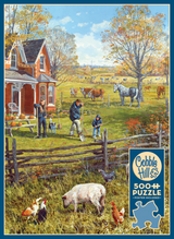 Cobble Hill Young Family Farm 500 Piece Puzzle