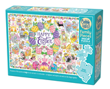 Cobble Hill Happy Easter | Family Pieces 350 Puzzle