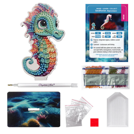 Crystal Art Buddies: Ocean - Seahorse
