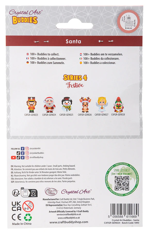CA Ornament: Santa