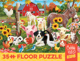 Cobble Hill Farmyard Greetings (35pc Floor puzzle - Rope Handle)