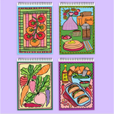 FlowArt® - Color-to-Reveal, Foodie Fun