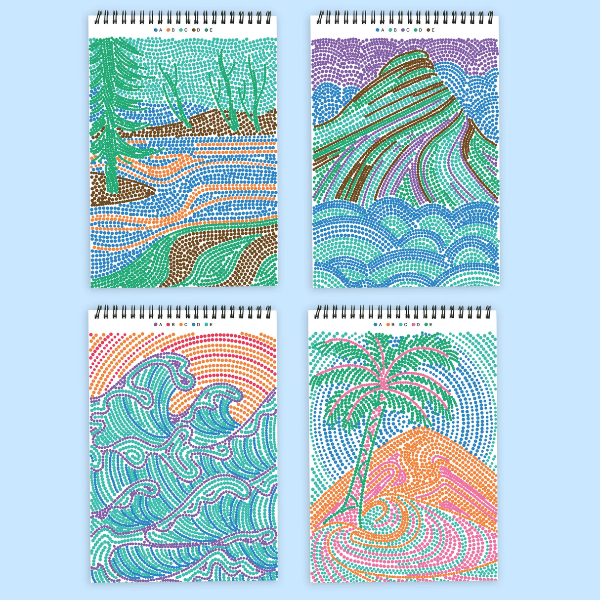 FlowArt® - Dot-By-Letter, Landscapes