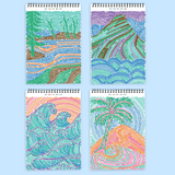FlowArt® - Dot-By-Letter, Landscapes