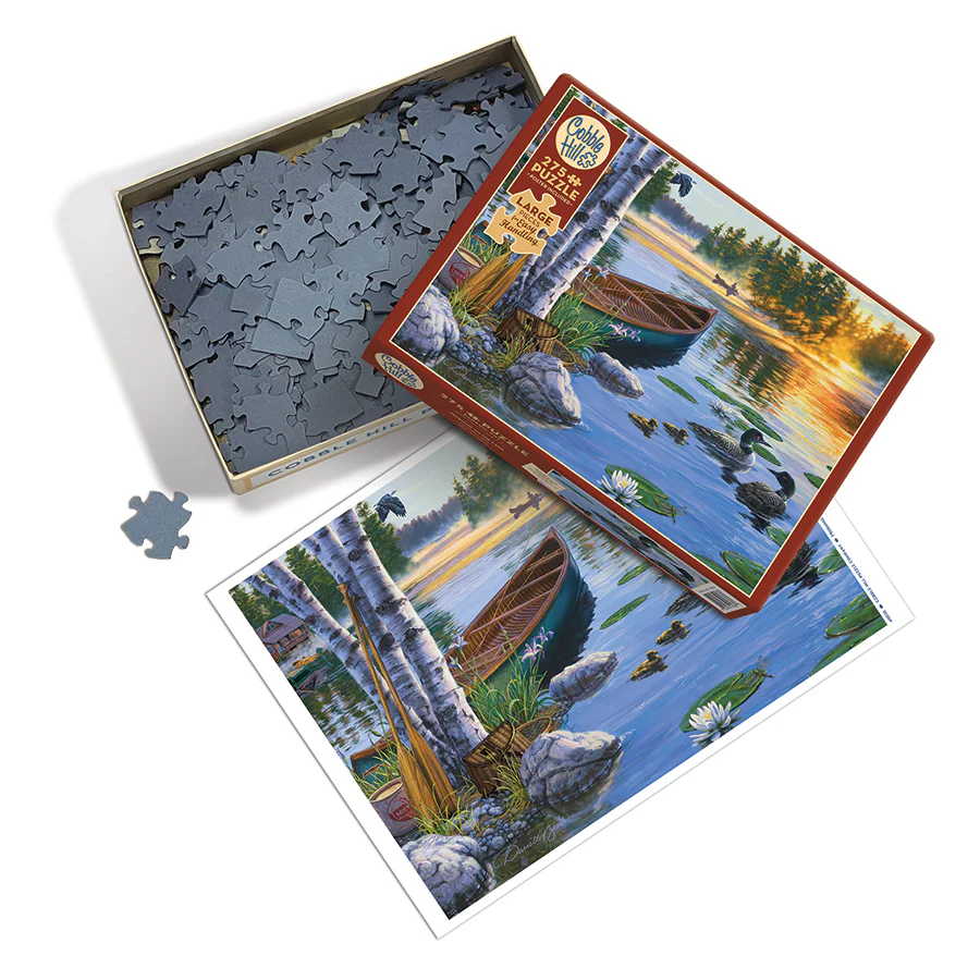 Cobble Hill Morning on the Lake | Easy Handling 275 Piece puzzle