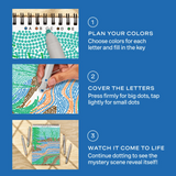 FlowArt® - Dot-By-Letter, Landscapes