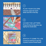 FlowArt® - Dot-By-Letter, Snowed In - Winter