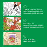 FlowArt® - Trace-By-Groove, Desert Dreams