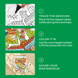 FlowArt: Trace-By-Groove, Jungle Oasis