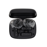 RadioShack Wireless Clip-On Microphone with Charging Case USB-C Noise Reduction
